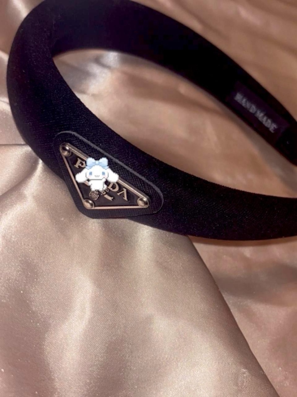 Pr Black Logo Headband